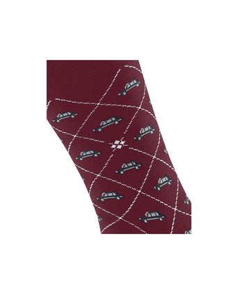 Burlington Sokken Black Cab | Rood