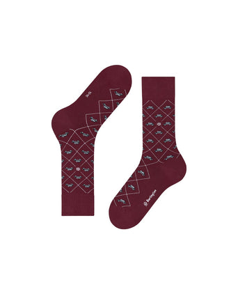 Burlington Sokken Black Cab | Rood