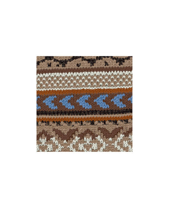 Burlington Fair Isle Sok | Bruin