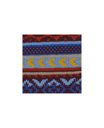 Burlington Fair Isle Sok | Rood