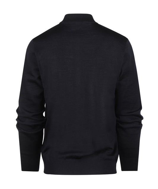 Maerz Pullover mit halbem Reißverschluss | Marine
