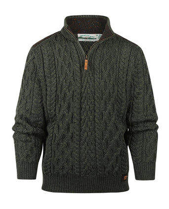 Pullover Half Zip | Groen