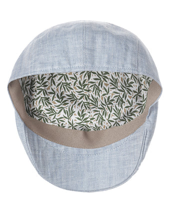 Cap Klassiek Linnen | Blauw