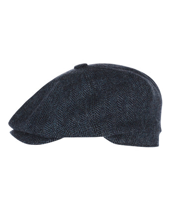 Christy Newsboy Tweed Cap | Blauw