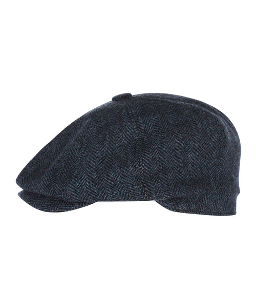 Christy Newsboy Tweed Cap | Blauw