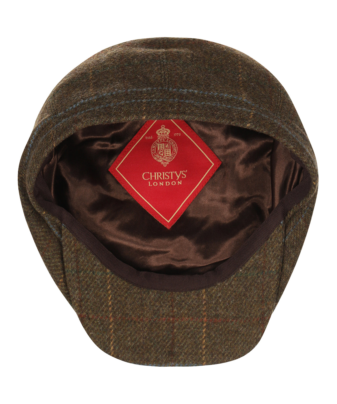 Christy Schiebermütze aus Tweed | Braun