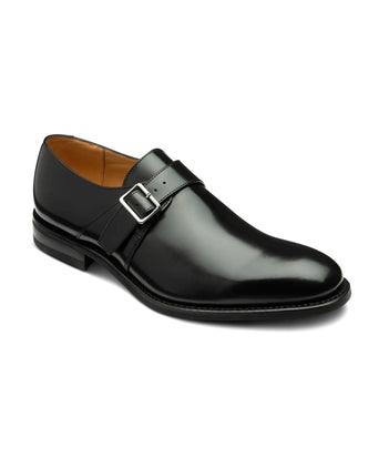 Loake 357BRG Strap Monk Shoe | Zwart