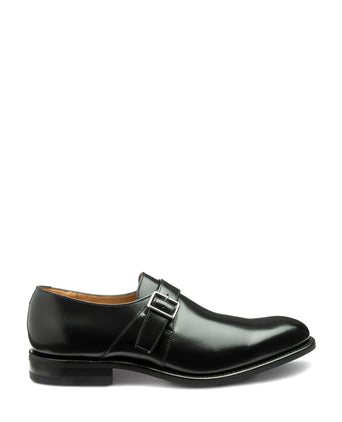 Loake 357BRG Strap Monk Shoe | Zwart