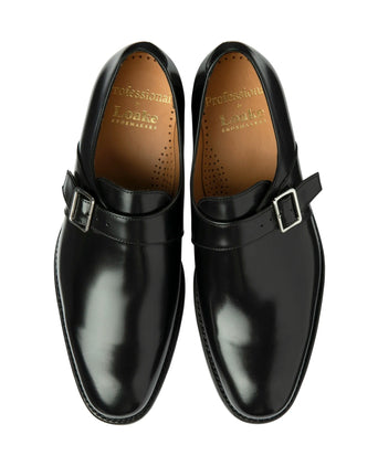 Loake 357BRG Strap Monk Shoe | Zwart