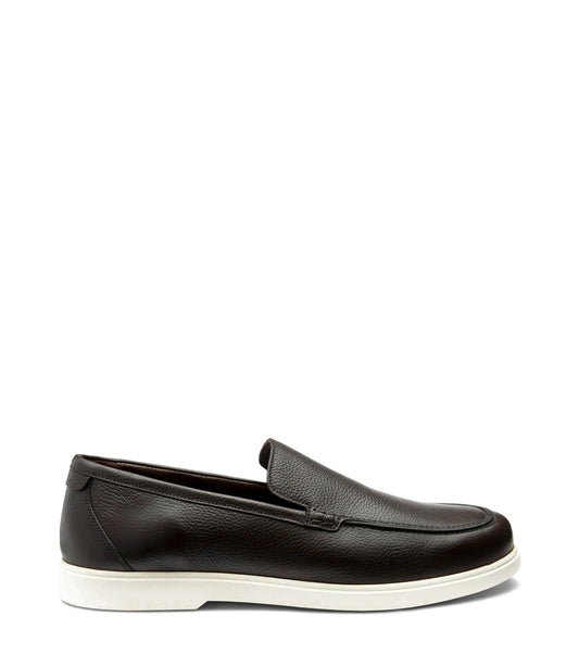 Tuscany Apron Loafer Grain Calf Leather | Dark Brown