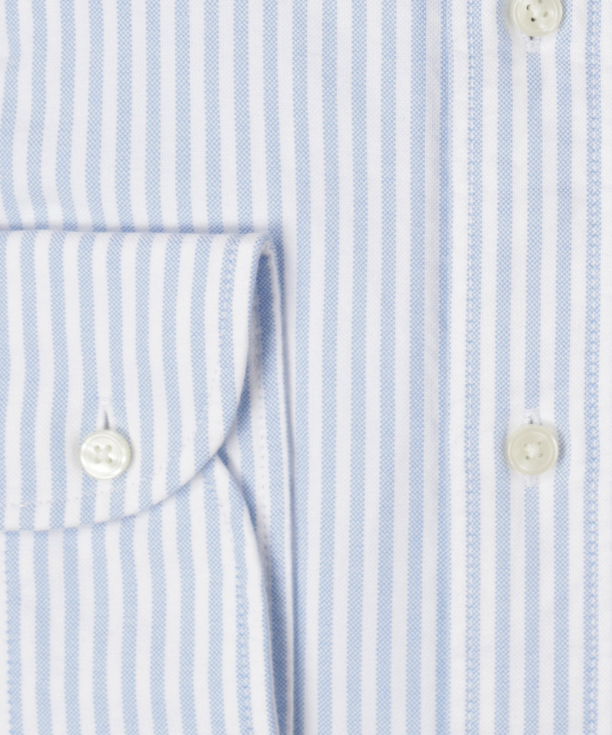 Oxford-Hemd mit Button-Down-Kragen | Hellblau-weiß gestreift