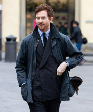 Waxed jacket Beaufort | Navy Blauw Waxed jacket Beaufort | Navy Blauw