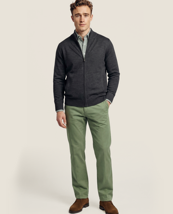 Merino Ritsvest | Antraciet Grijs