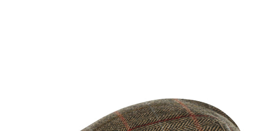 Klassieke Cap | Beige Herringbone Overcheck