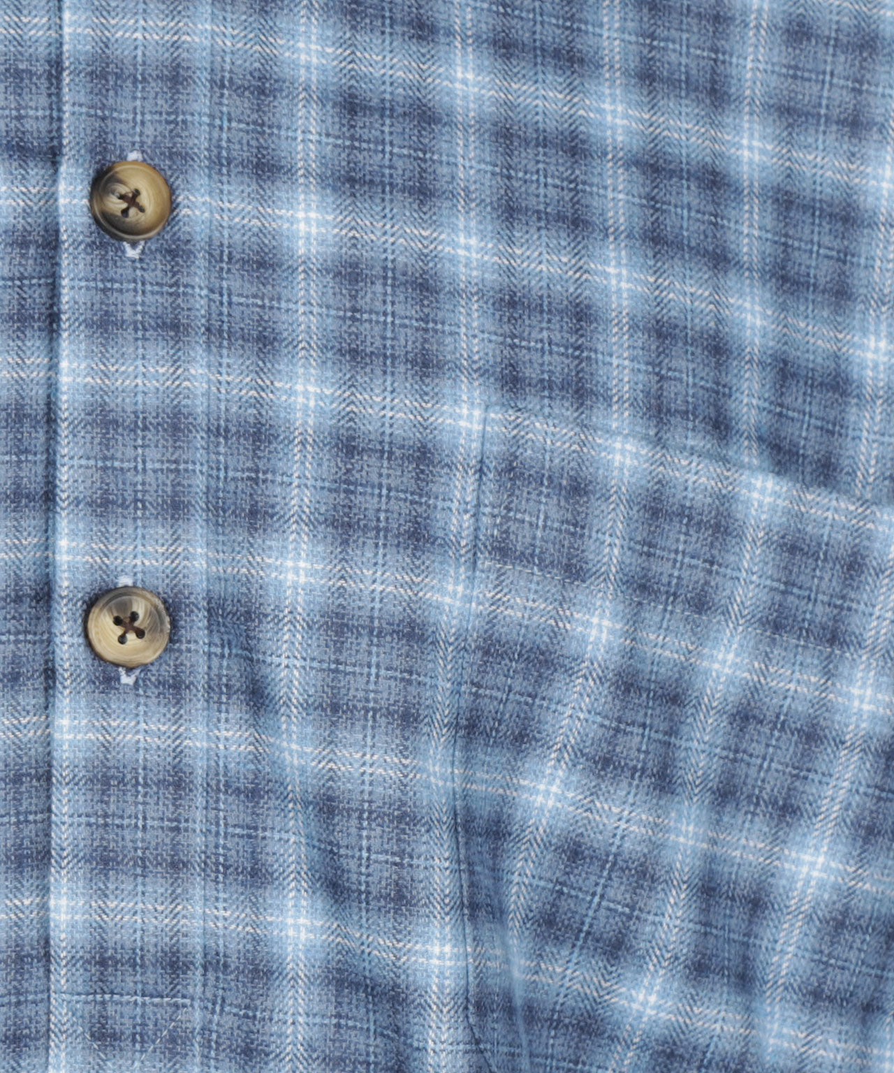 Flannel Nightshirt | Blauw Wit Ruit