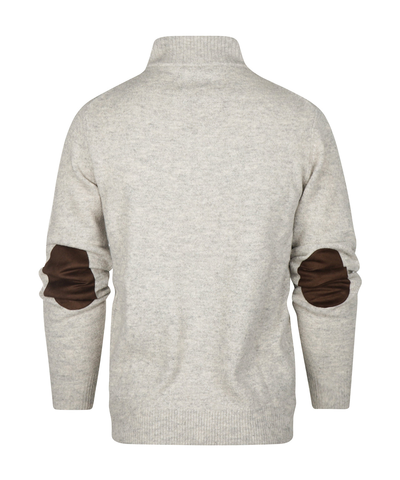 Elbow Patch Sweatshirt | Light Grey