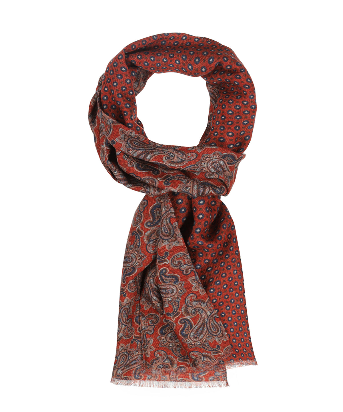 100% Wollen Sjaal | Oranje Design