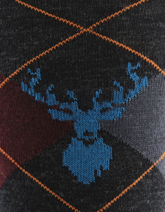 Corgi Herrensocken | Anthrazitgrau