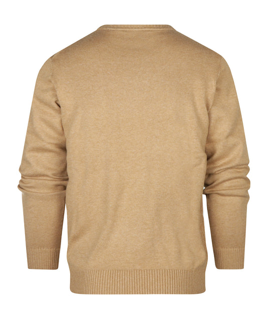Baumwollpullover mit V-Ausschnitt |
