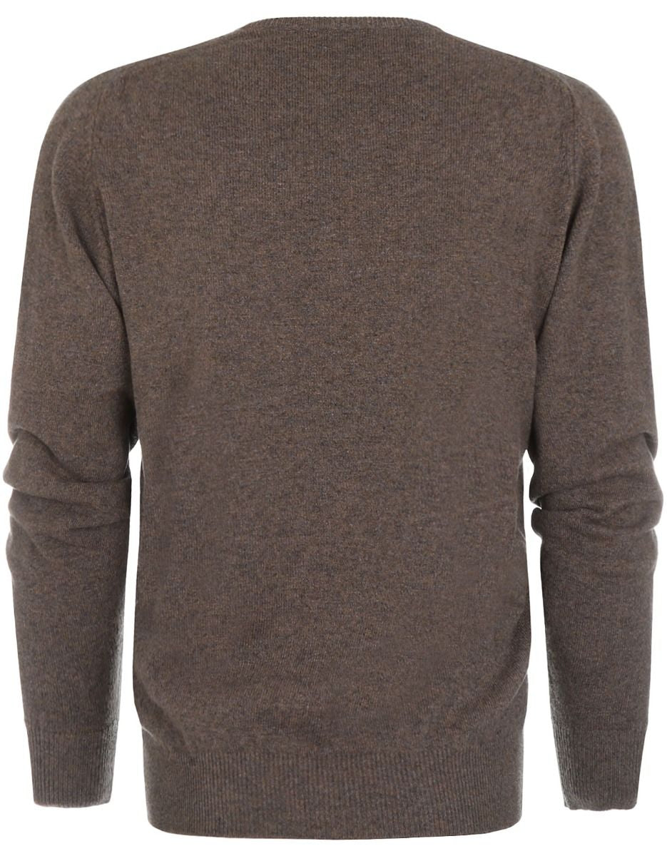 Pullover mit V-Ausschnitt aus Lammwolle *Sale* | Bark
