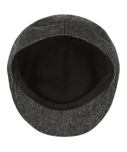 Jockey Tweed Cap | Donkergrijs Micro Ruit