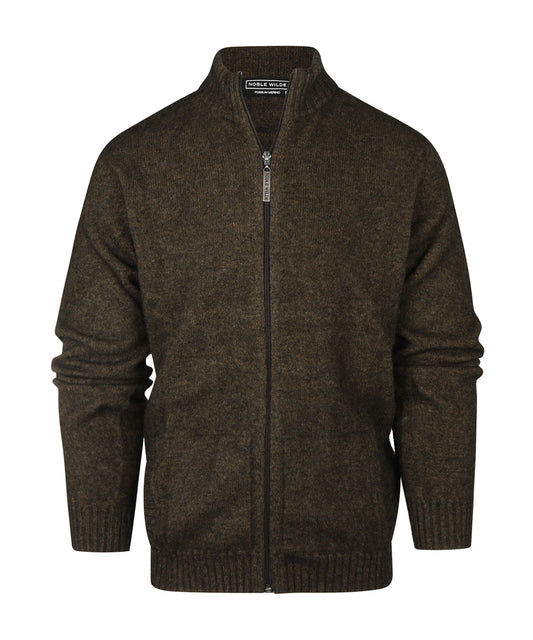 Strickjacke mit Reißverschluss |