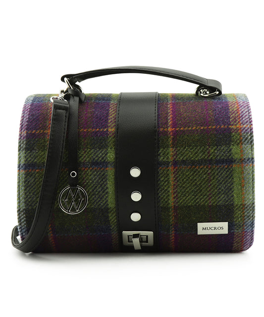 Tas Fiona | Paars Groen Ruit