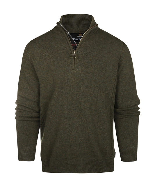 Holden Half Zip | Olive Marl