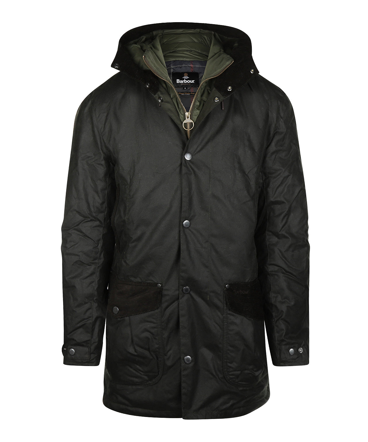 Beaufort Wax Coat Winter | Sage Green