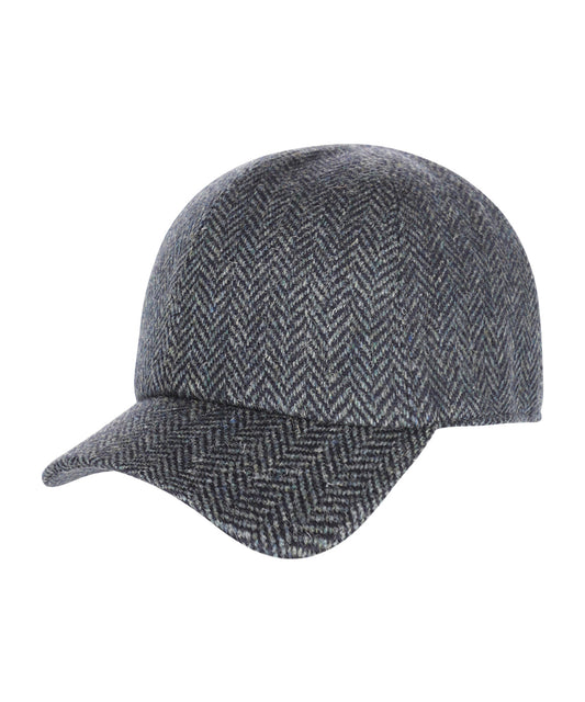 Baseball Cap Tweed | Dunkelblau