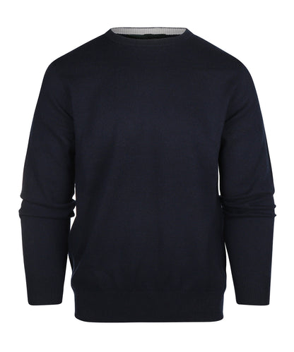 Cashmere Ronde Hals Pullover | Navy