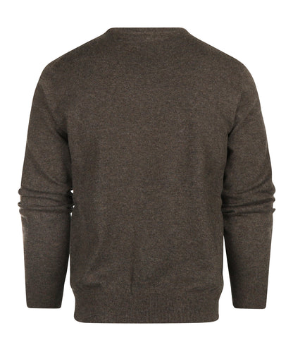Cashmere Ronde Hals Pullover | Bruin