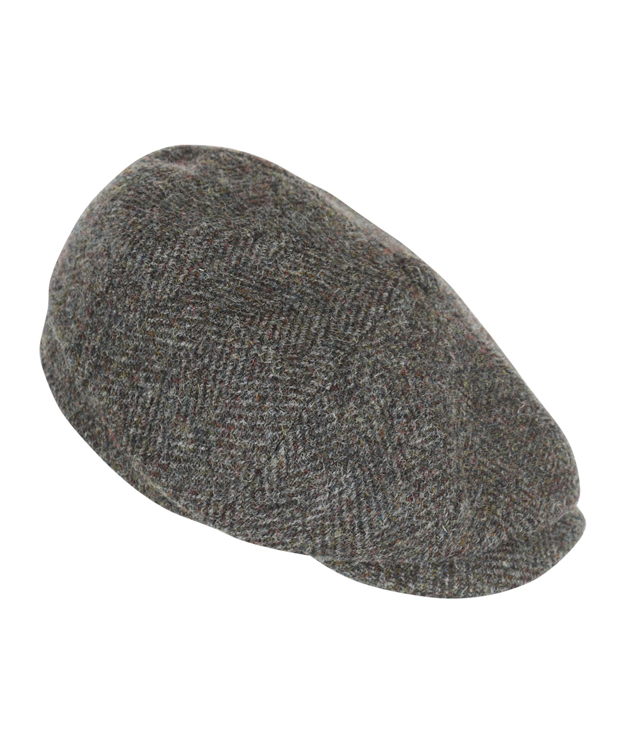 Hatteras Herringbone Harris Tweed | Groen Grijs Visgraat