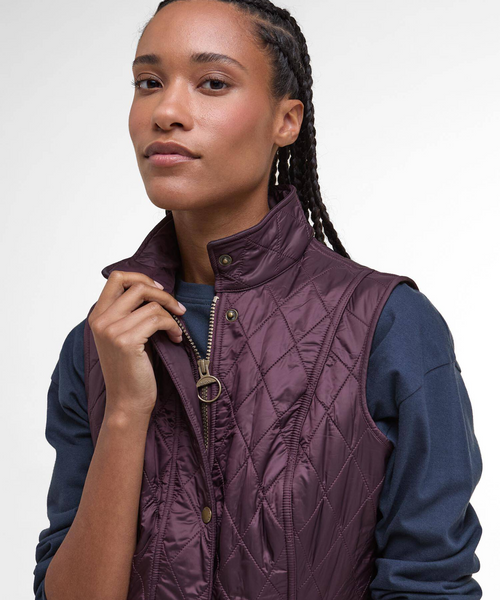 Barbour Dames Wray Quilted Gilet | Roze
