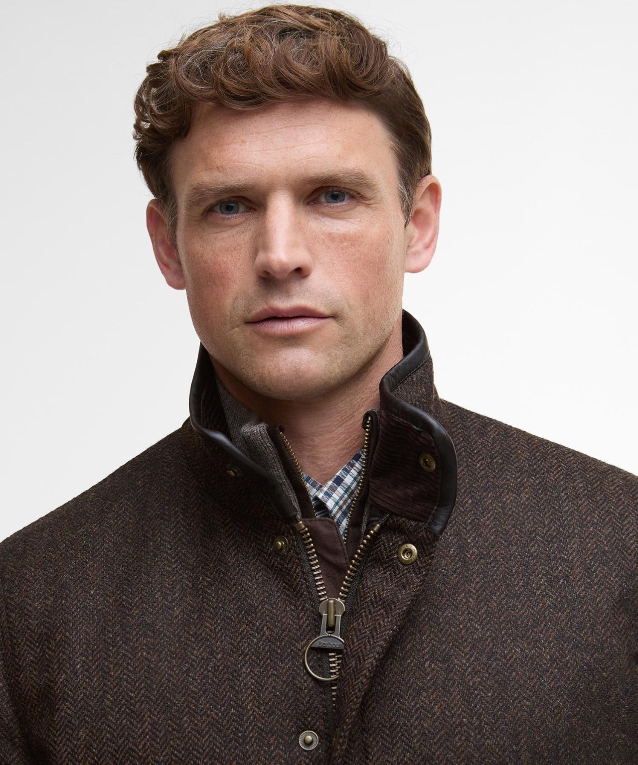 Hereford Tweed Wool Jacket | Brown
