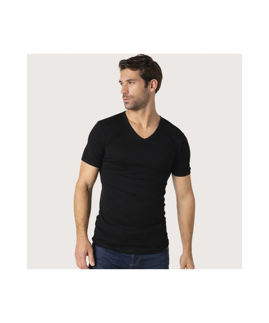 T-shirt v-neck | Black