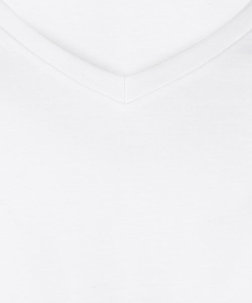 T-shirt 2-pack v-hals | Wit