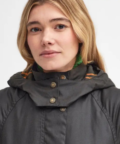 Dames Long Cannich Wax Jacket |