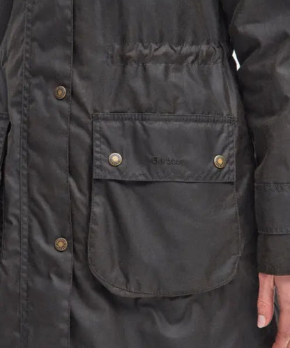 Dames Long Cannich Wax Jacket |