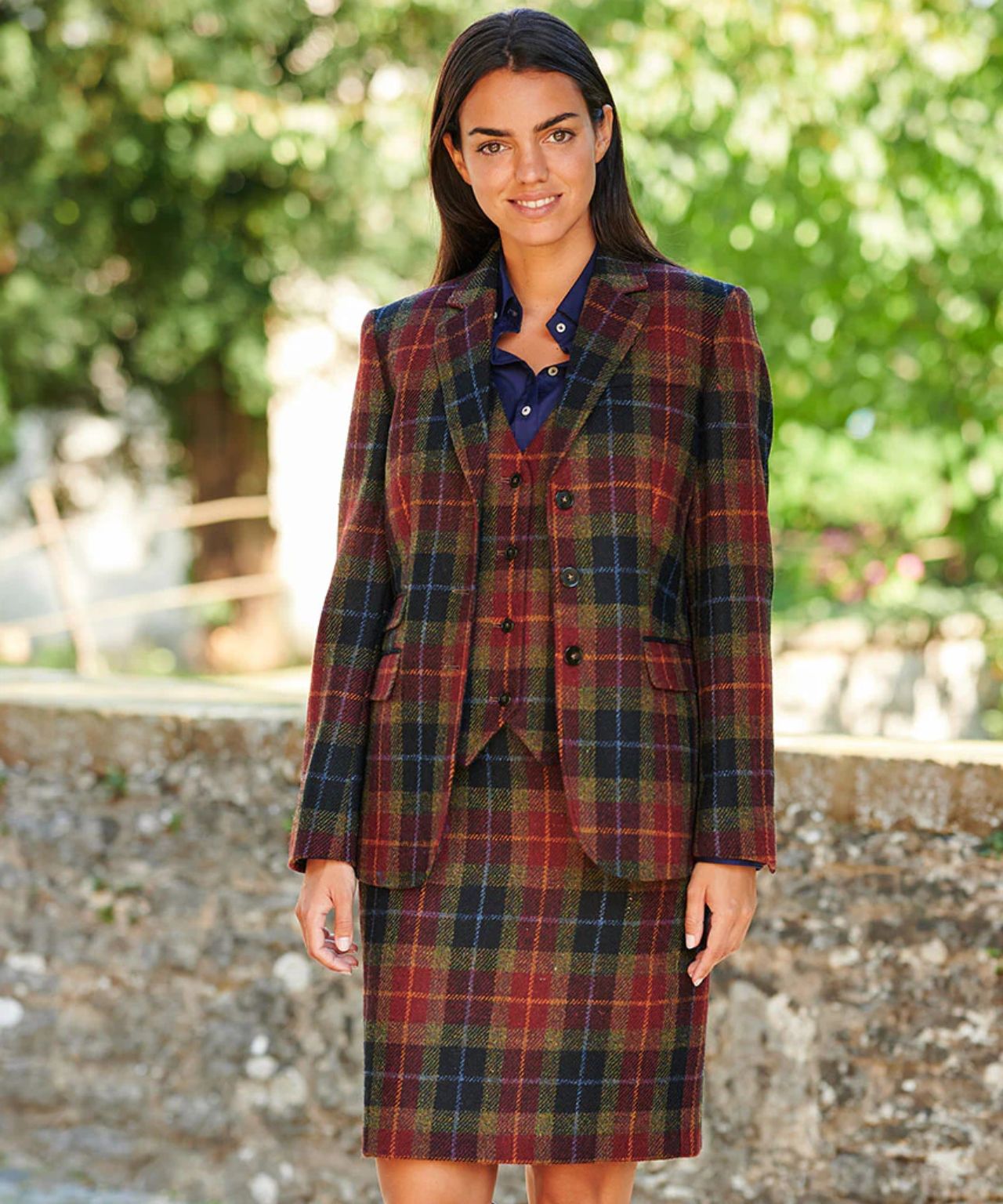 Harris Tweed Women's Blazer Carola | Red