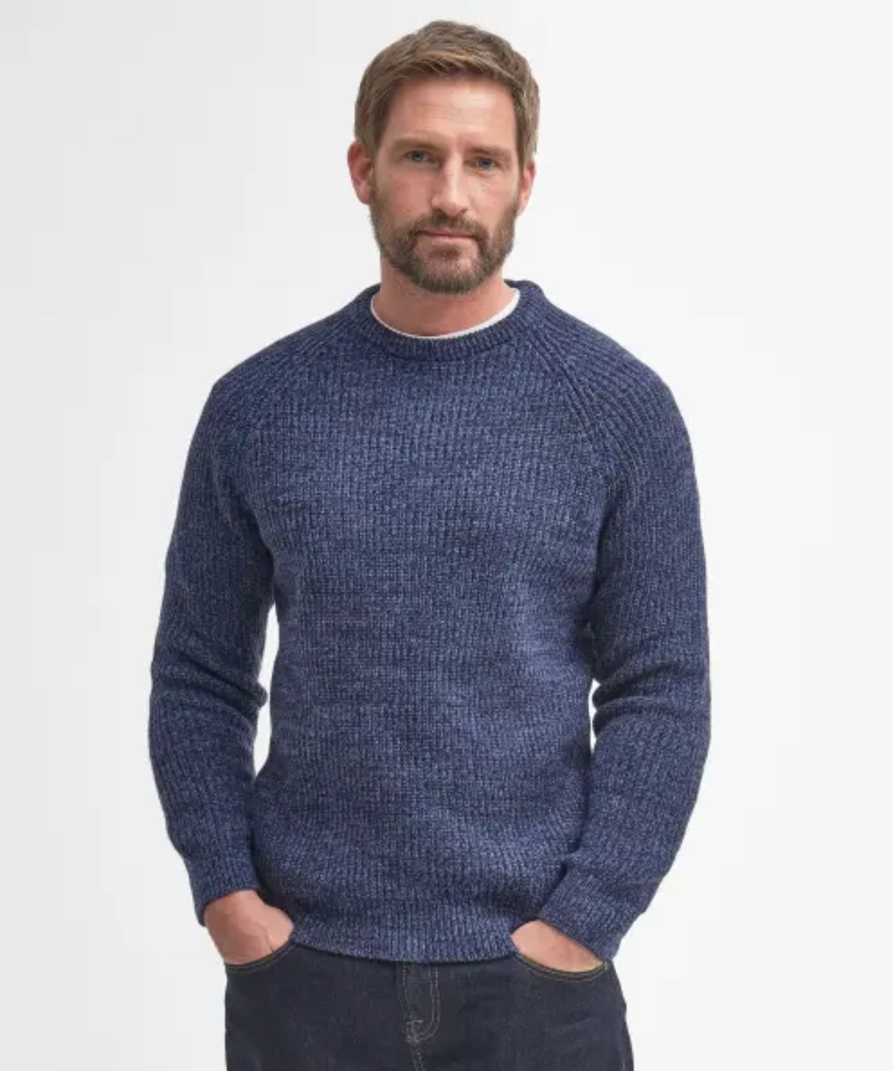 Barbour Horseford Crew Neck | Navy Blue
