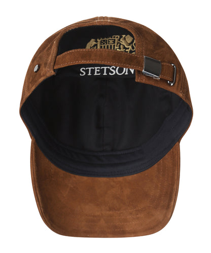 Goat Suede Baseball Cap  | Kastanje Bruin