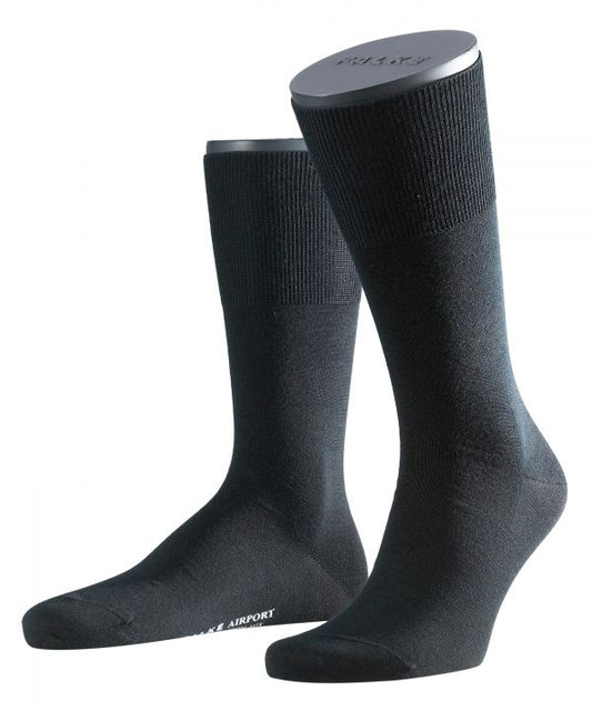Herrensocken für den Flughafen | Schwarz