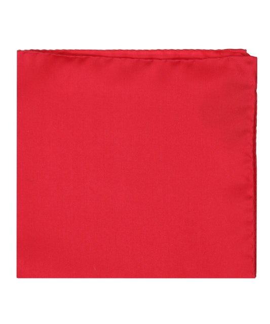 Pocket Square Silk Uni | Red