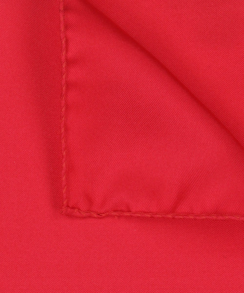 Pochet Zijden Uni | Rood