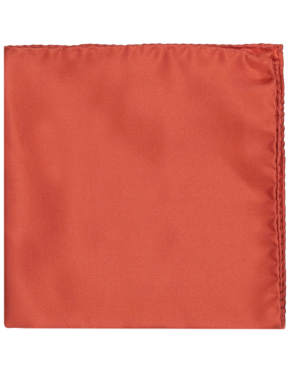 Einstecktuch aus Seide Uni | Orange