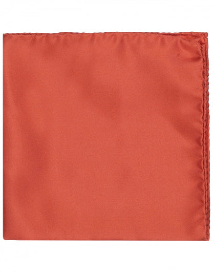 Einstecktuch aus Seide Uni | Orange