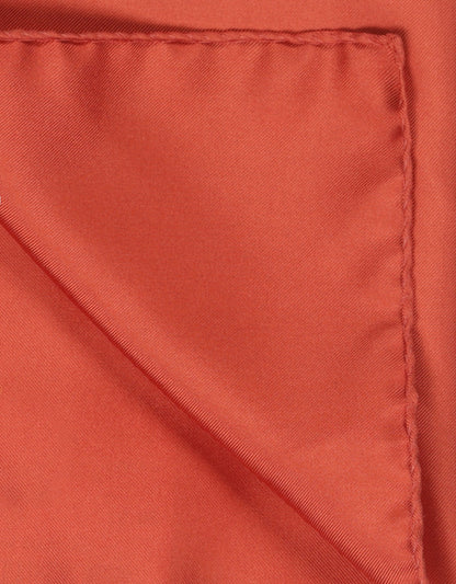 Einstecktuch aus Seide Uni | Orange