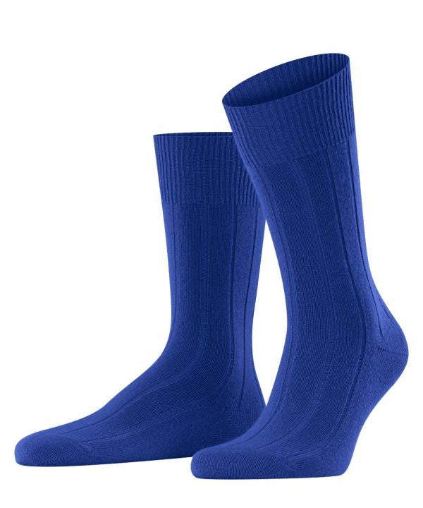 Lhasa-Rippsocken für Herren | Blau