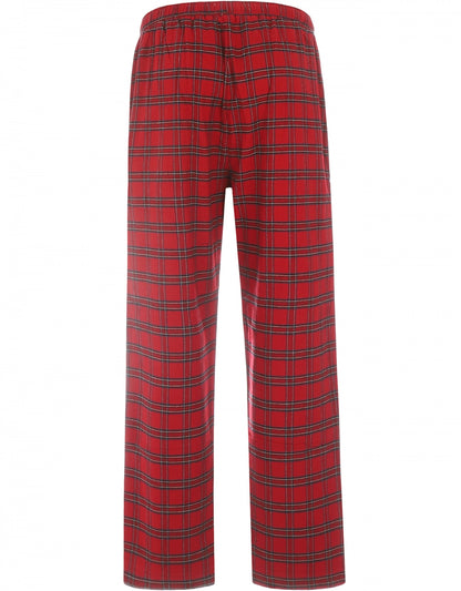 Luxuriöser Flanell-Pyjama | Rot